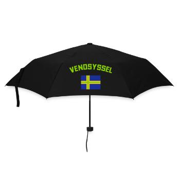 Vendsyssel - Regenschirm (klein) - Schwarz - Vorne