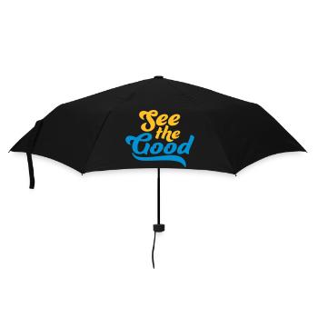 see the good quote - Umbrella (small) - black - Front