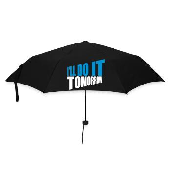 Citation de Do It Tomorrow - Parapluie standard - noir - Devant