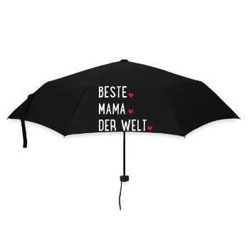 Beste Mama der Welt - Regenschirm (klein) - Schwarz - Vorne