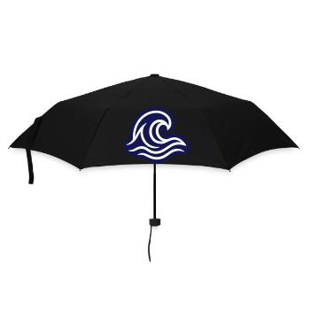Ocean Wave - Umbrella (small) - black - Front