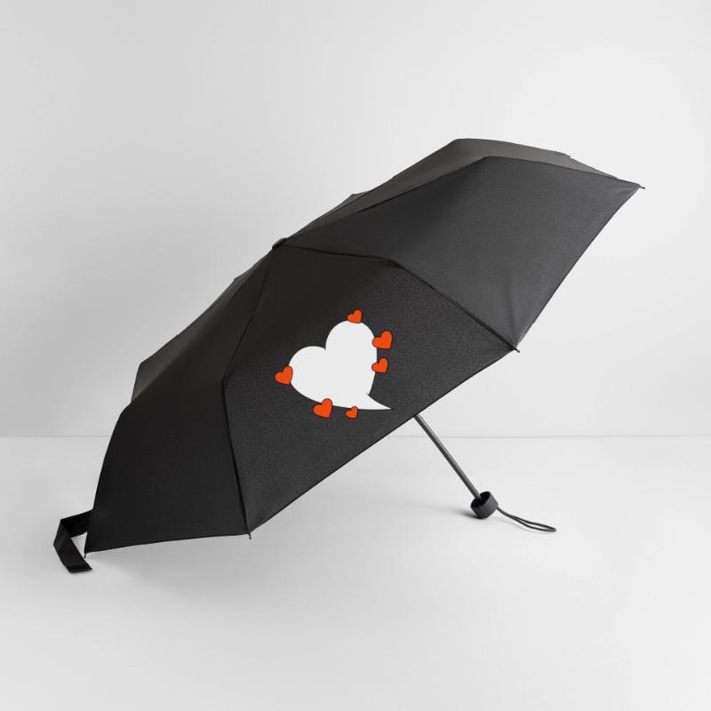Bulle de dialogue avec des cœurs Parapluie standard