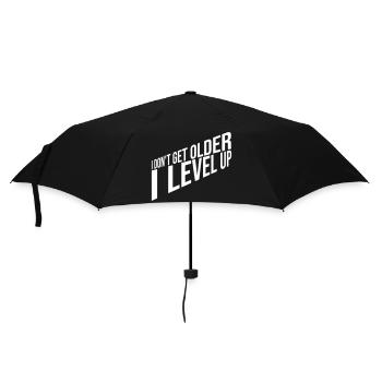 get older level up - Umbrella (small) - black - Front