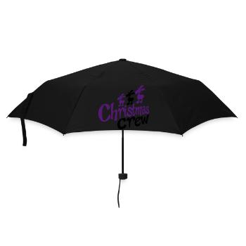 funny team at Christmas - Umbrella (small) - black - Front