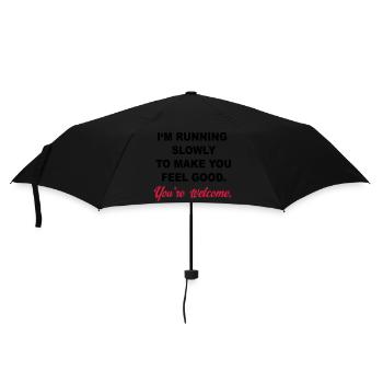 Courir - Parapluie standard - noir - Devant