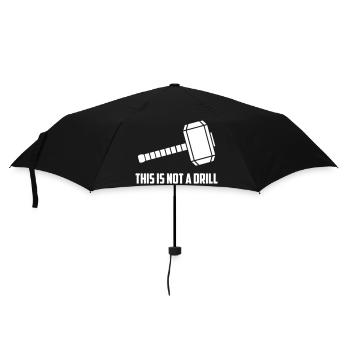 THIS IS NOT A DRILL - Umbrella (small) - black - Front