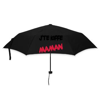 Ich hab dich lieb, Mama - Regenschirm (klein) - Schwarz - Vorne