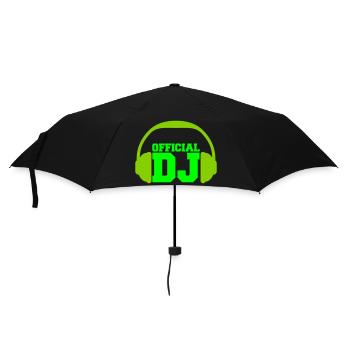 Logo officiel DJ Star Headphones Dance Party Music - Parapluie standard - noir - Devant