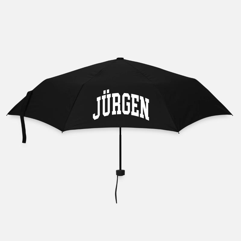 Jürgen - Regenschirm (klein) - Schwarz