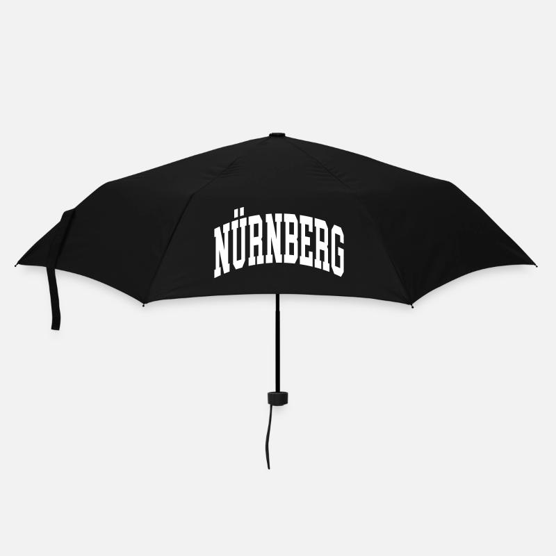 Nürnberg - Regenschirm (klein) - Schwarz