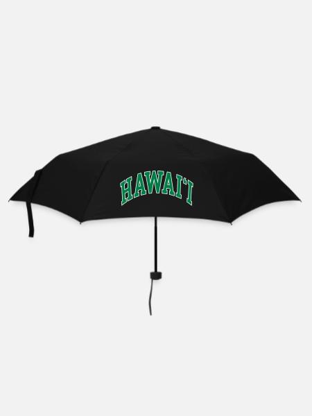 Hawaii - Regenschirm (klein) - Schwarz
