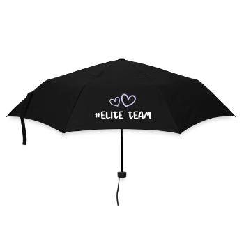 Elite Team Heart Love - Umbrella (small) - black - Front