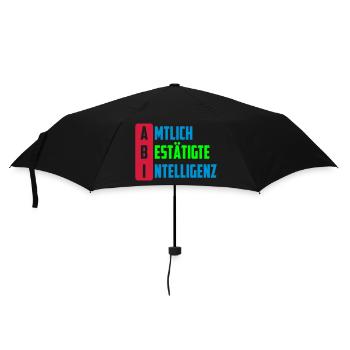 ABI amtlich bestaitigt intelligenz farben änderbar - Regenschirm (klein) - Schwarz - Vorne