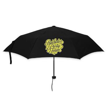 Bachelor Party Team - Umbrella (small) - black - Front