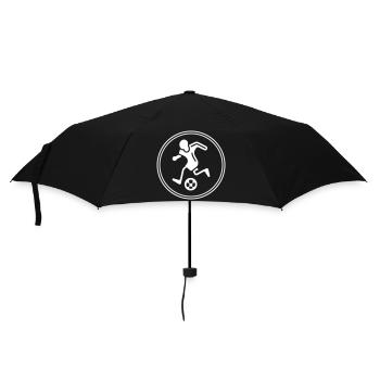 Soccer Soccer Players - Umbrella (small) - black - Front
