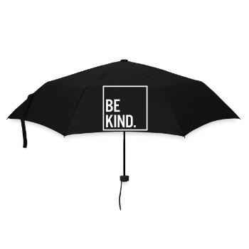 Be kind. - Umbrella (small) - black - Front