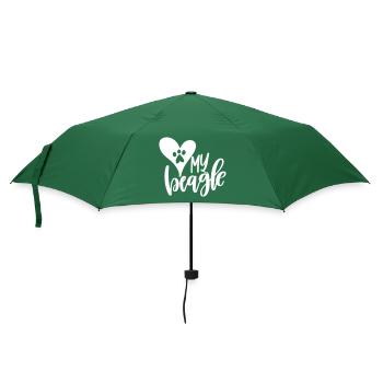 BEAGLE LOVE DOGS MEILLEURS CHIENS DOG LOVE MOTIF - Parapluie standard - vert bouteille - Devant