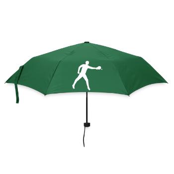 Joueurs de tennis de table - Parapluie standard - vert bouteille - Devant