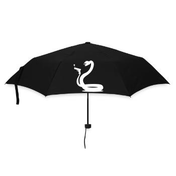 Serpent noir - Parapluie standard - noir - Devant