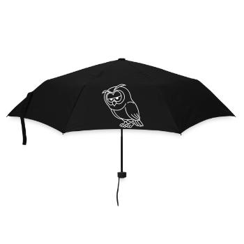 Bande dessinée Owl - Parapluie standard - noir - Devant