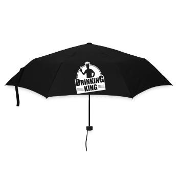 Boire de la bière Drinker King - Parapluie standard - noir - Devant