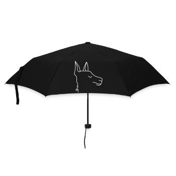 Lama abstract - Umbrella (small) - black - Front