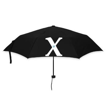 Lettre X Point de départ - Parapluie standard - noir - Devant