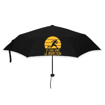 courir citation humour sport - Parapluie standard - noir - Devant
