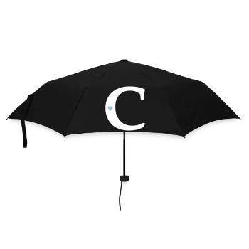 point (c) initial point - Umbrella (small) - black - Front