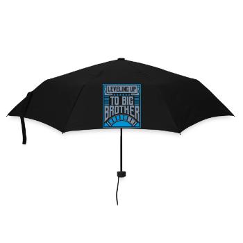 Leveling up big brother - Umbrella (small) - black - Front