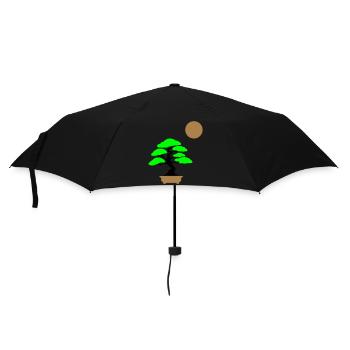 Bonsai Tree Sun - Umbrella (small) - black - Front