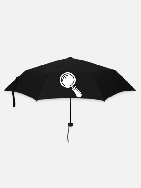 lupe - Regenschirm (klein) - Schwarz