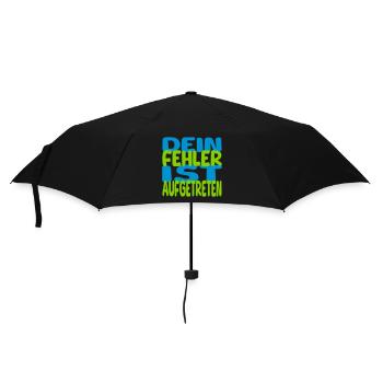 fehler aufgetreten II - Regenschirm (klein) - Schwarz - Vorne