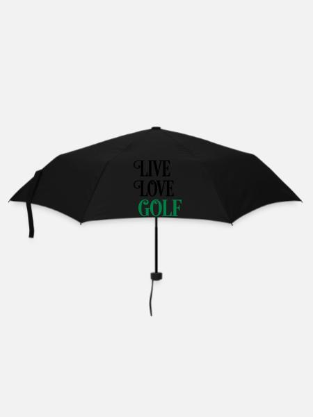 Golf - Regenschirm (klein) - Schwarz