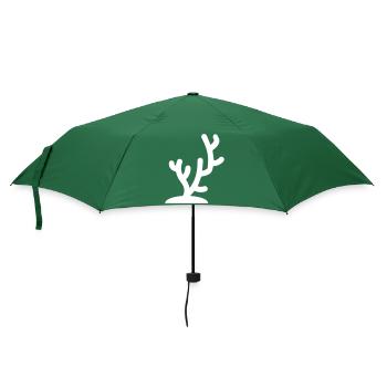 Coral Ocean - Umbrella (small) - bottlegreen - Front