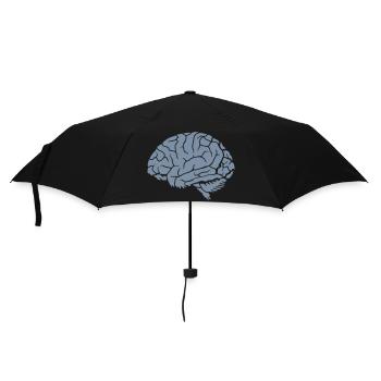 Organ Anatomy Brain - Umbrella (small) - black - Front