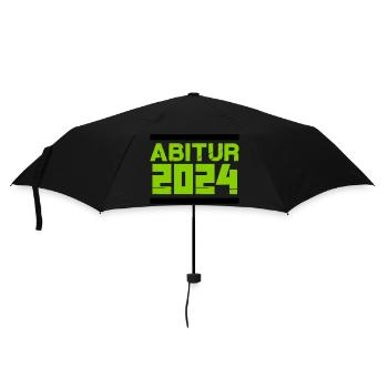 Abitur 2024 - Regenschirm (klein) - Schwarz - Vorne