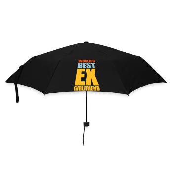 worlds best ex girlfriend - Regenschirm (klein) - Schwarz - Vorne
