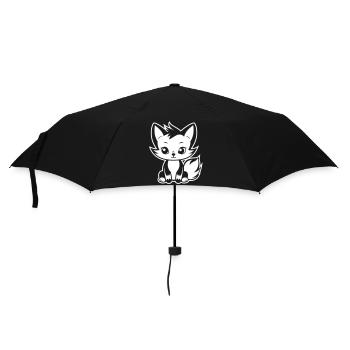Fox Animal Baby - Umbrella (small) - black - Front