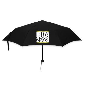 Ibiza 2023 - Regenschirm (klein) - Schwarz - Vorne