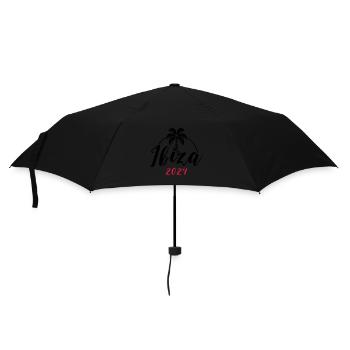 Ibiza 2024 - Regenschirm (klein) - Schwarz - Vorne