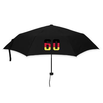60 symbole de numéro Allemagne - Parapluie standard - noir - Devant