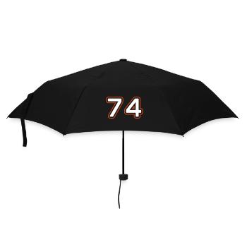 74 number symbol - Umbrella (small) - black - Front