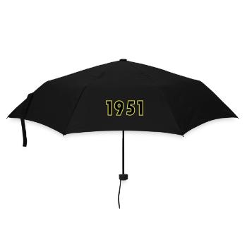 1951 Year Birthday - Umbrella (small) - black - Front