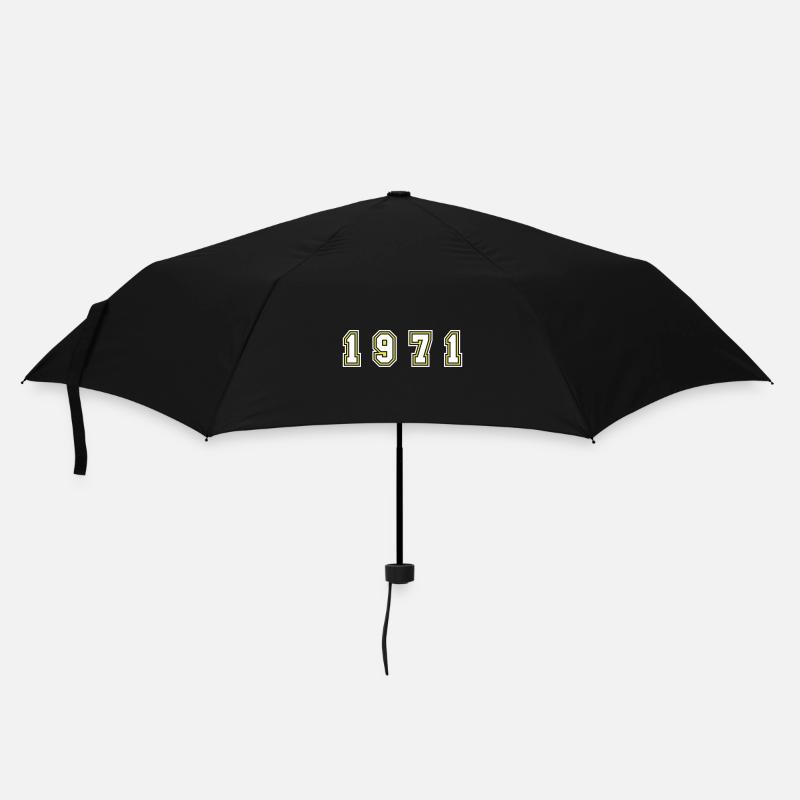 1971 Year Number - Umbrella (small) - black