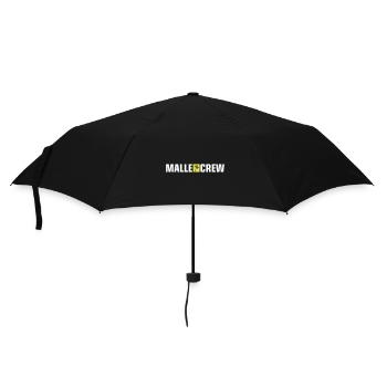 Malle Crew - Regenschirm (klein) - Schwarz - Vorne