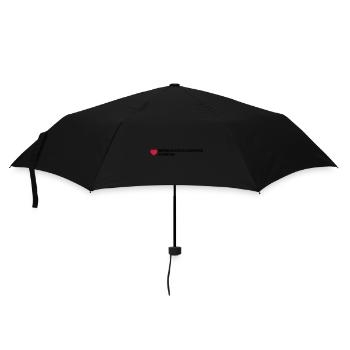 Breakdancing Crew - Regenschirm (klein) - Schwarz - Vorne