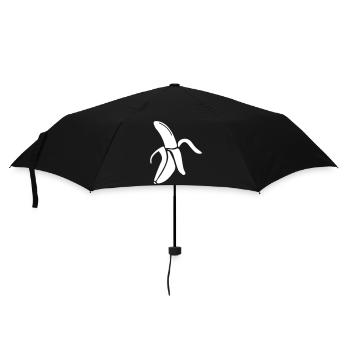 Icône banane - Parapluie standard - noir - Devant