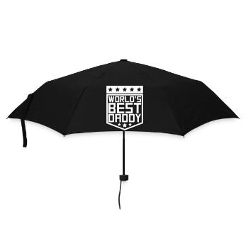 Worlds Best Daddy Dad Ever Best Dad World Love - Umbrella (small) - black - Front