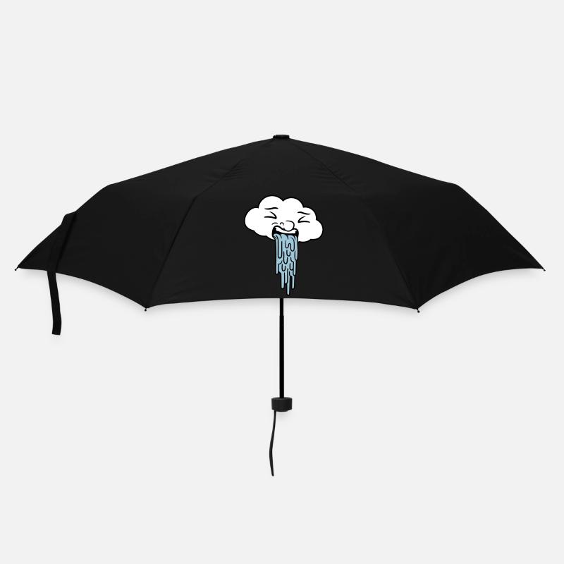 vomissant drôle nuage de pluie - Parapluie standard - noir